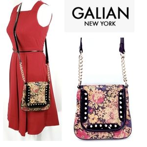 Galian Cork Floral Crossbody Bag